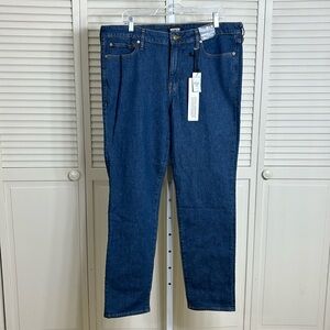 NWT Express Simon Spurr Men's Slim Straight Organic Cotton Blend Jeans 36 x 32